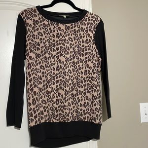 Gianni Bini leopard sweater